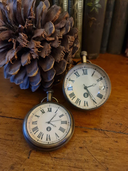 Timekeepers Clock - Brass
