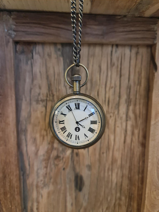 Timekeepers Pocket Watch - Brass