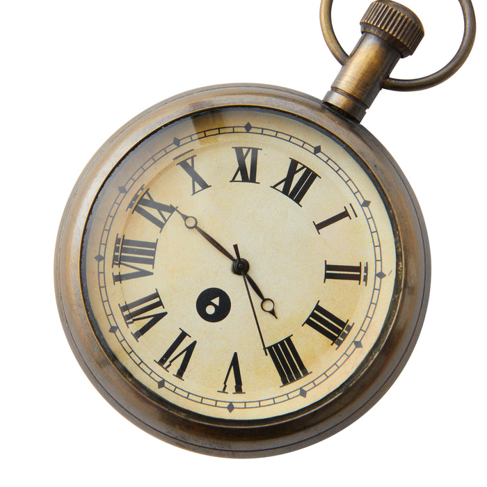 Timekeepers Pocket Watch - Brass