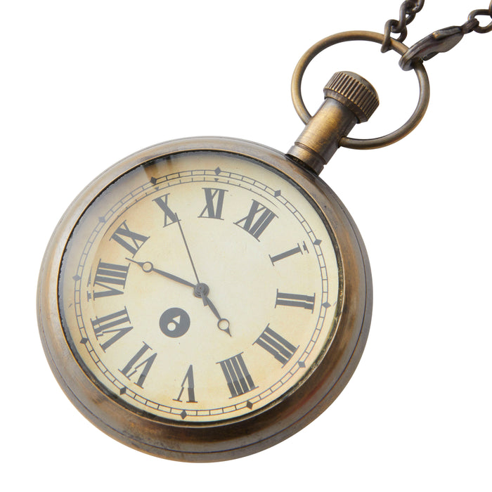 Timekeepers Pocket Watch - Brass