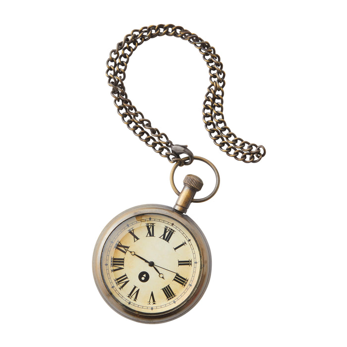 Timekeepers Pocket Watch - Brass