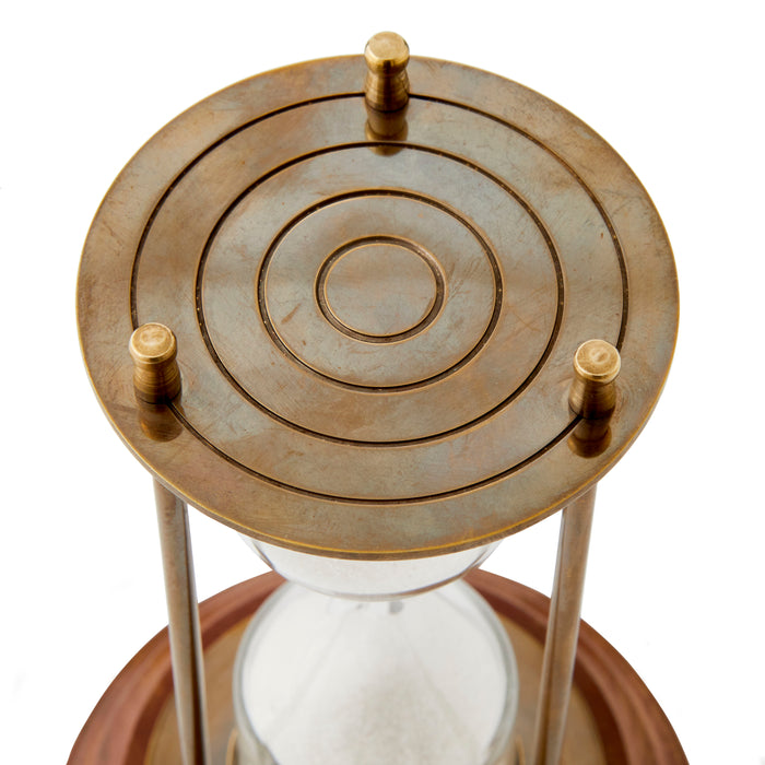 5 Minute Timer on Stand - Brass