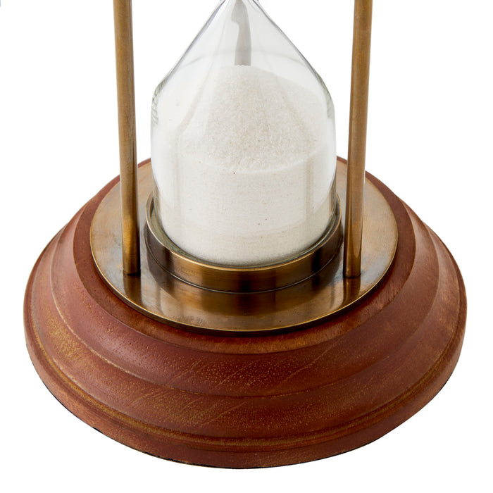 5 Minute Timer on Stand - Brass