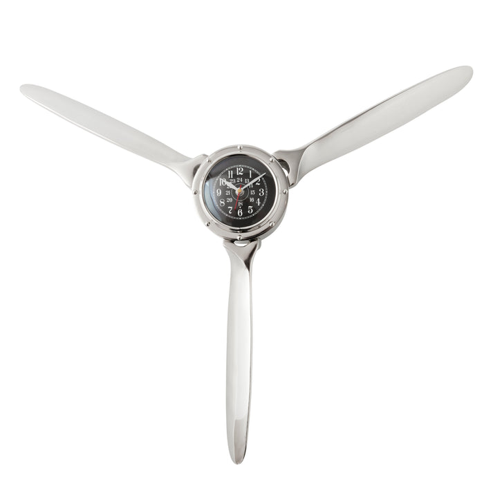 Propeller Clock - Aluminium