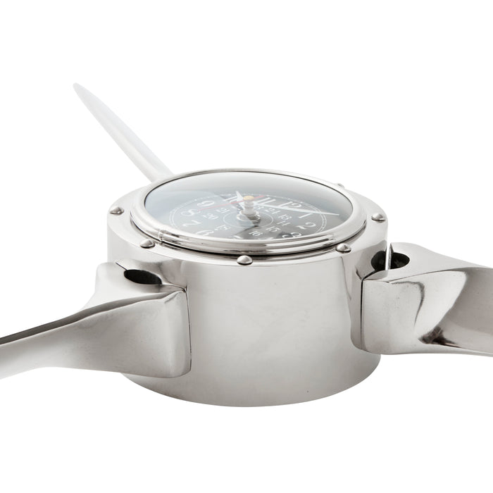 Propeller Clock - Aluminium