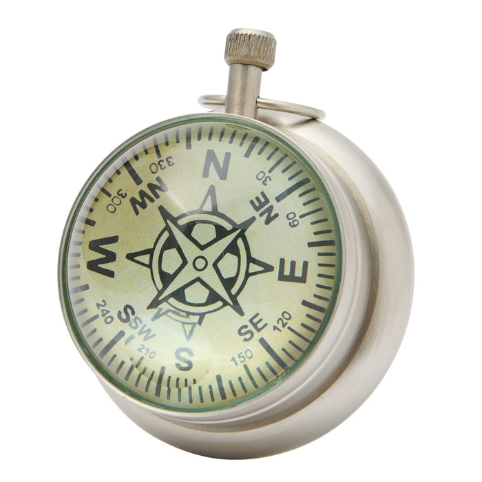 Timekeepers Porthole Clock, Pewter