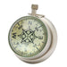 Timekeepers Porthole Clock, Pewter