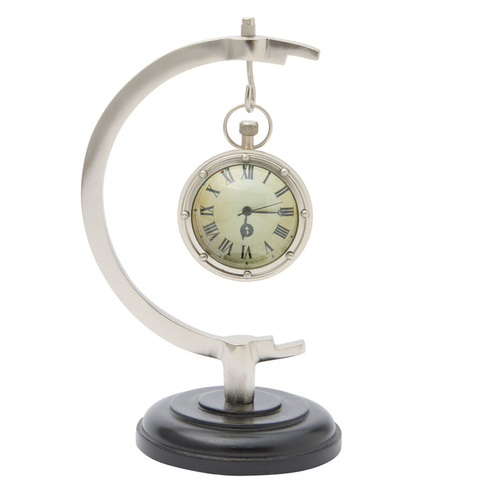 Timekeepers Porthole Clock, Pewter