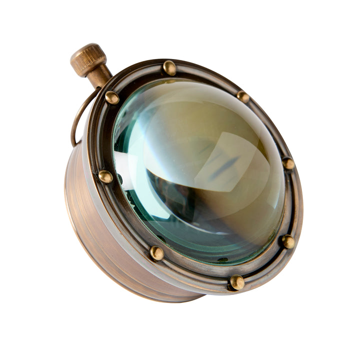 Timekeepers Porthole Clock - Brass