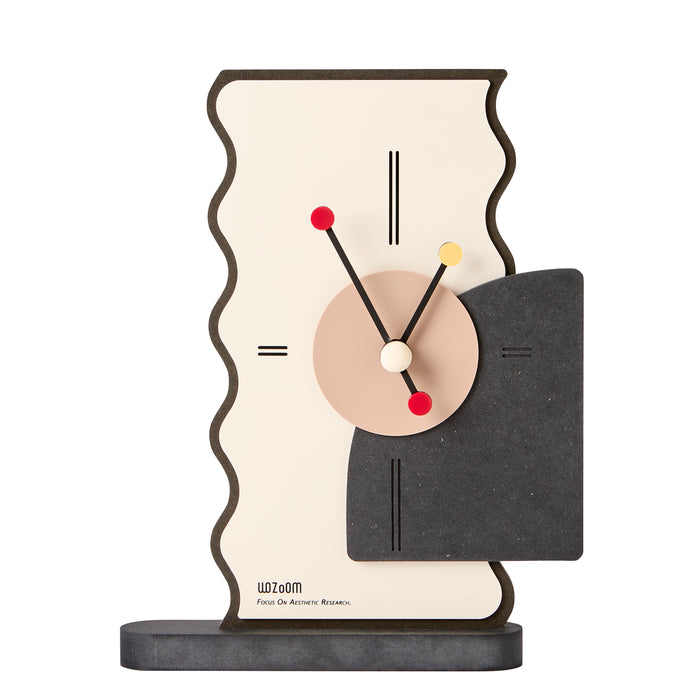 Wiggle Desk Clock - Wood