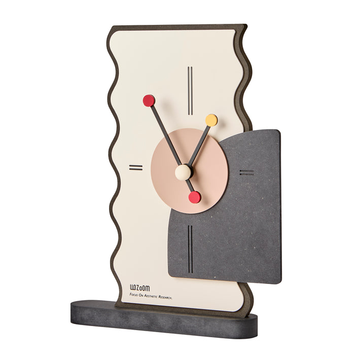 Wiggle Desk Clock - Wood