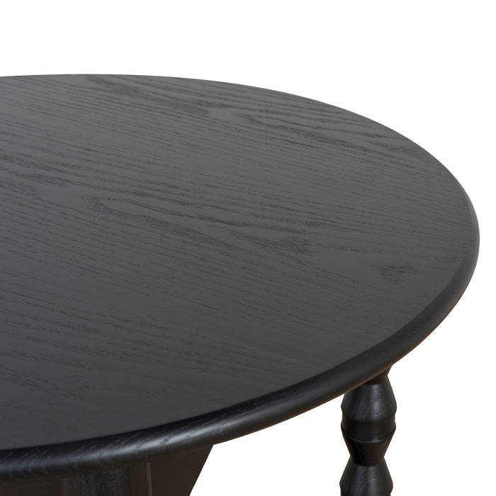 CST10039-NI 52cm Side Table - Full Black