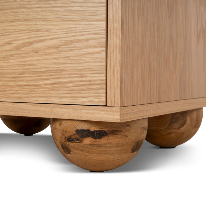 Haley 50cm Bedside Table - Natural