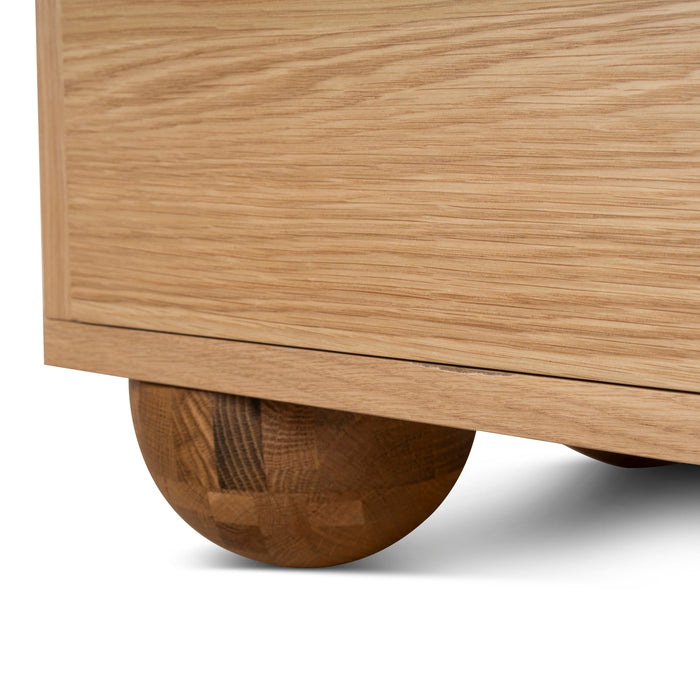Haley 50cm Bedside Table - Natural