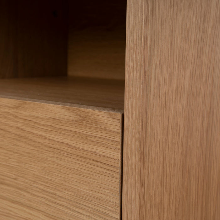 Haley 50cm Bedside Table - Natural