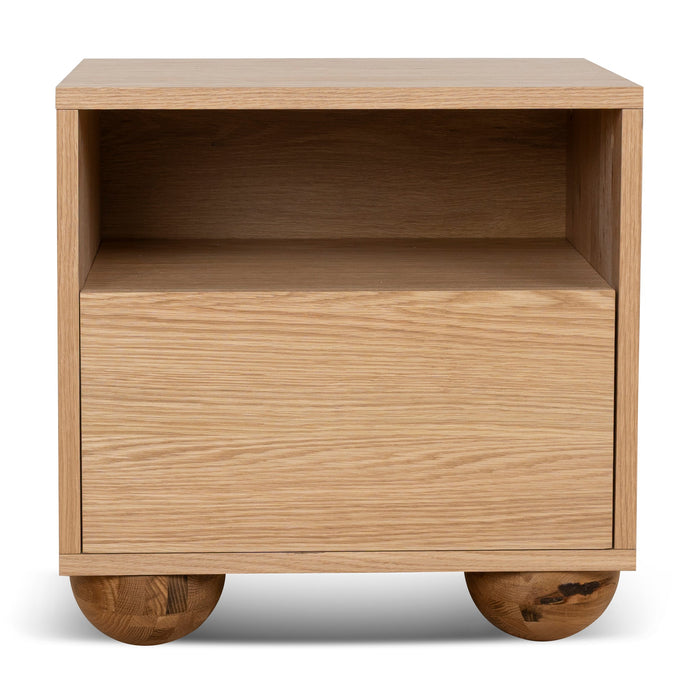 Haley 50cm Bedside Table - Natural