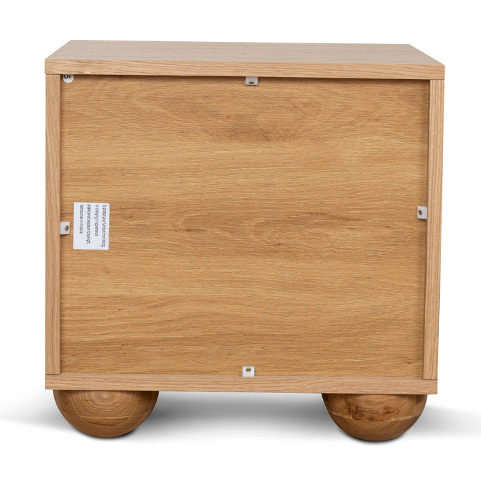 Haley 50cm Bedside Table - Natural