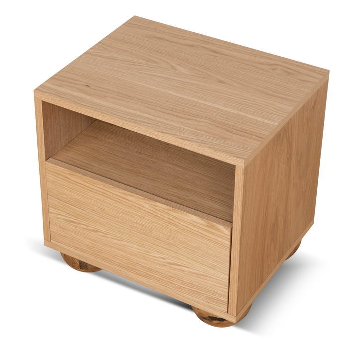 Haley 50cm Bedside Table - Natural