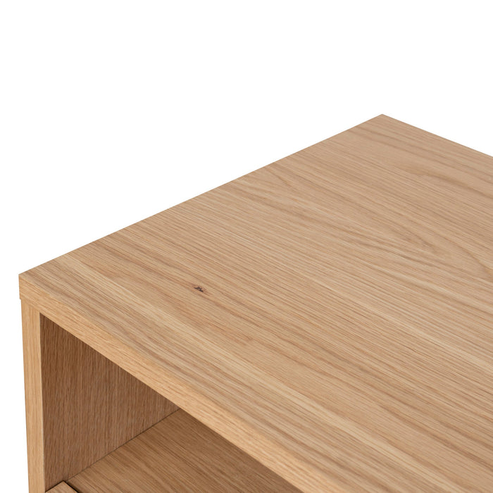 Haley 50cm Bedside Table - Natural