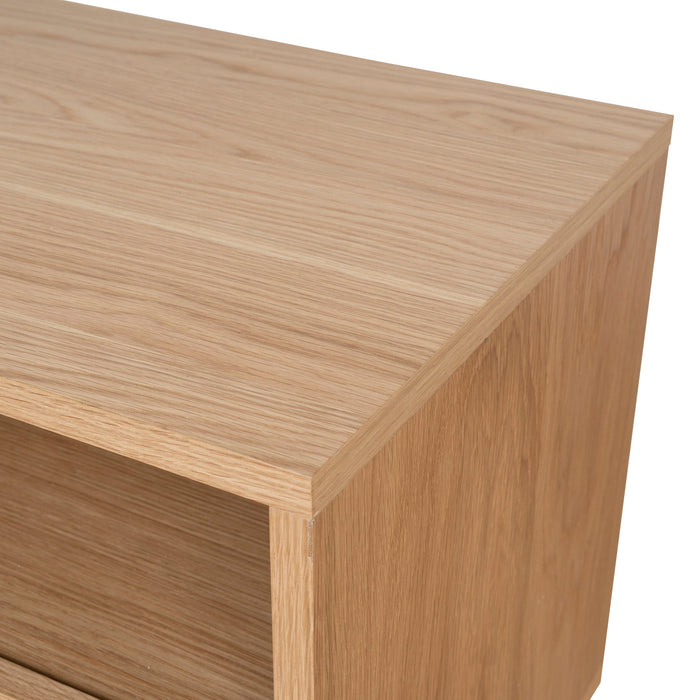 Haley 50cm Bedside Table - Natural