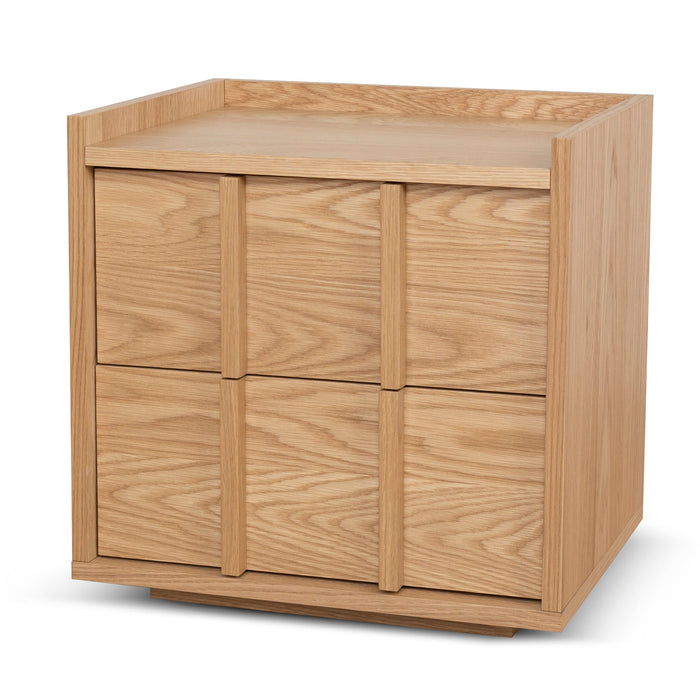 Kobus 50cm Bedside Table - Natural
