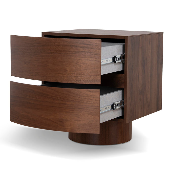 Dorit Bedside Table - Walnut