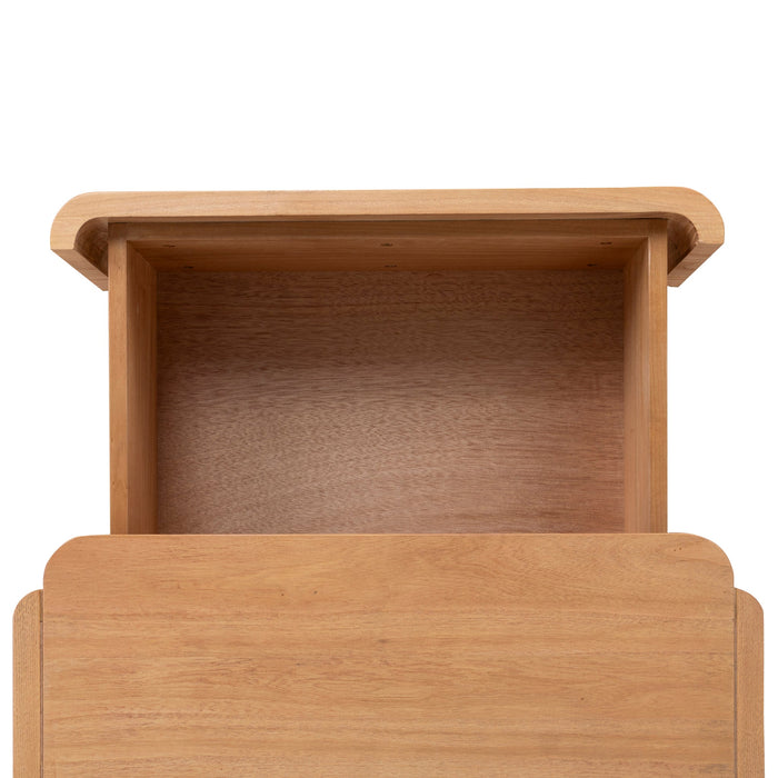 Luwin 58cm Bedside Table - Natural