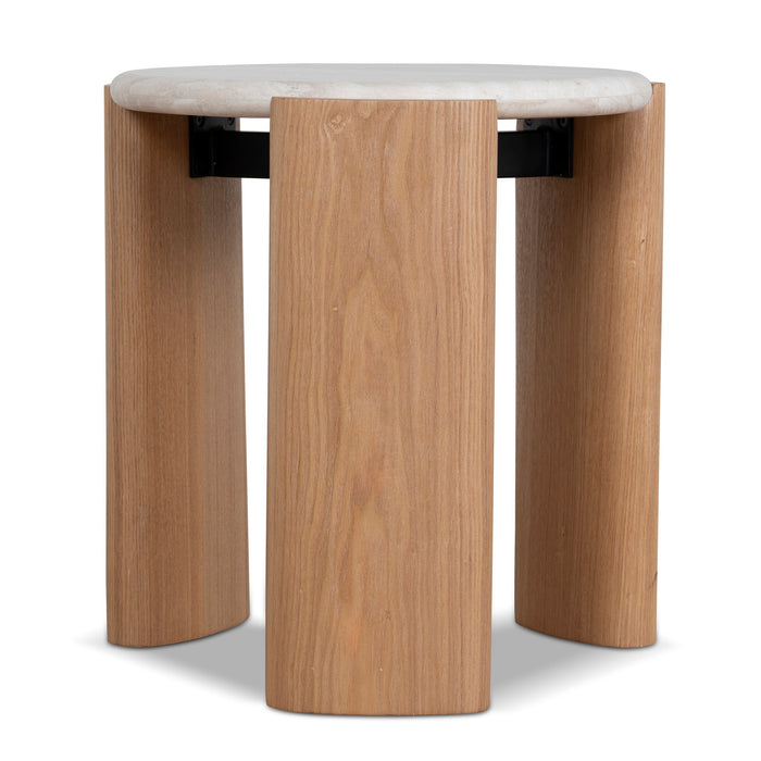 Marbela Nested Travertine Coffee Table - Natural