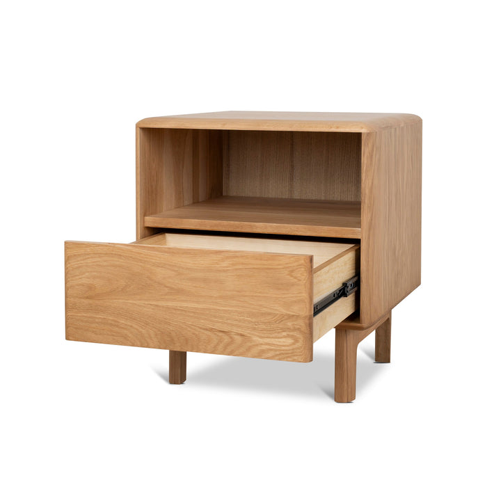 Stellon 50cm Bedside Table - Natural