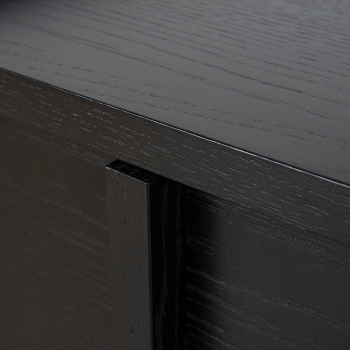 Kobus 50cm Bedside Table - Black