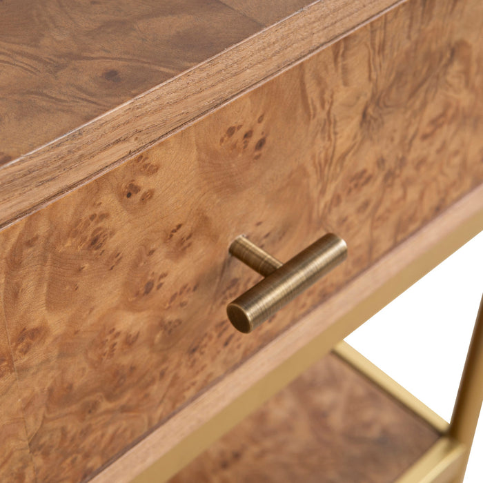 Evermore 50cm Square Bedside Table - Natural