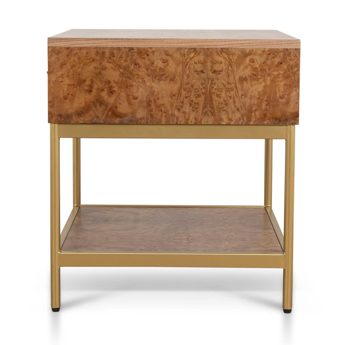 Evermore 50cm Square Bedside Table - Natural