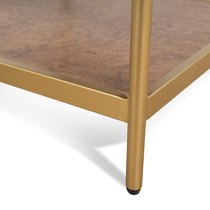 Evermore 50cm Square Bedside Table - Natural