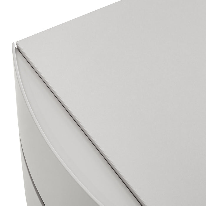 Dorit Bedside Table - Warm Grey