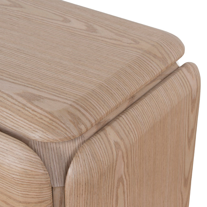 Sorella 51cm Bedside Table - Natural