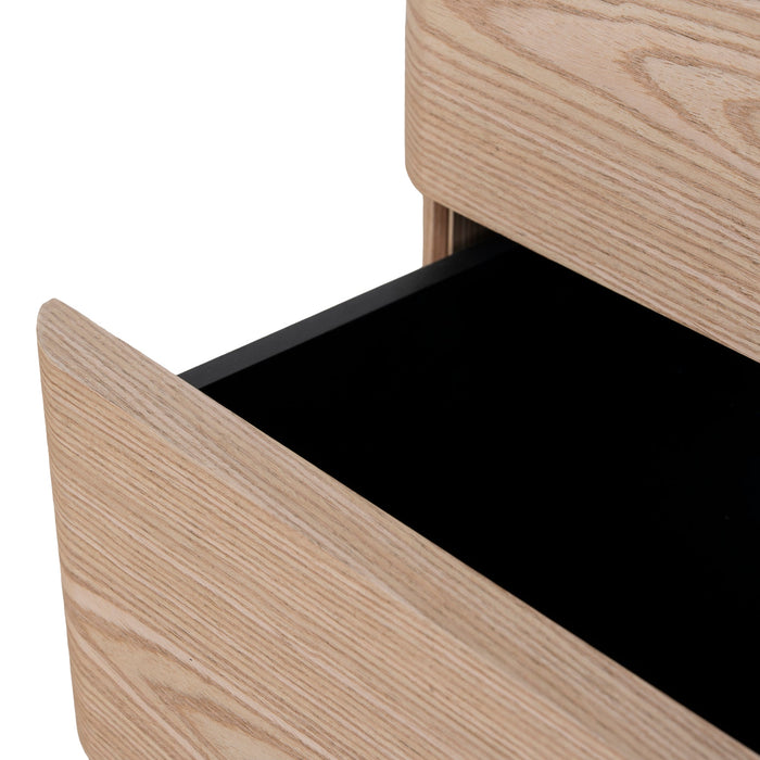 Sorella 51cm Bedside Table - Natural