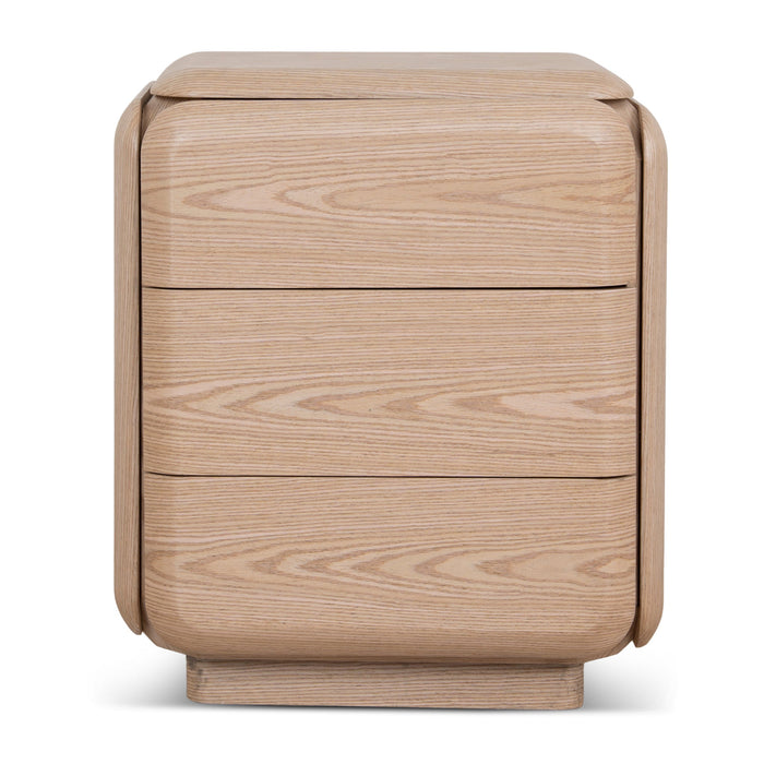 Sorella 51cm Bedside Table - Natural
