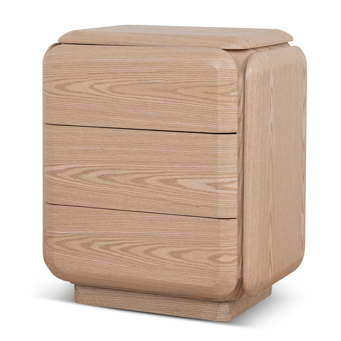 Sorella 51cm Bedside Table - Natural
