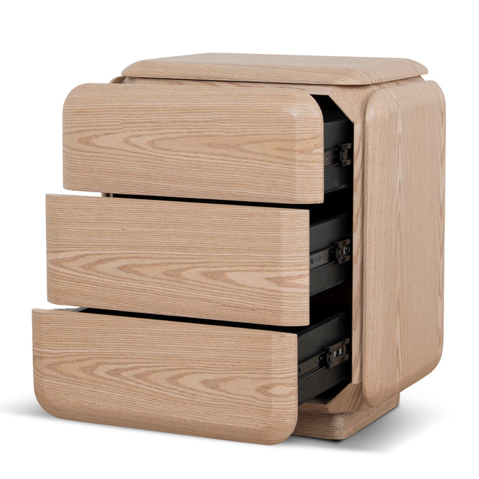 Sorella 51cm Bedside Table - Natural