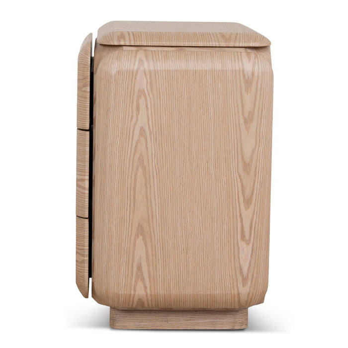 Sorella 51cm Bedside Table - Natural