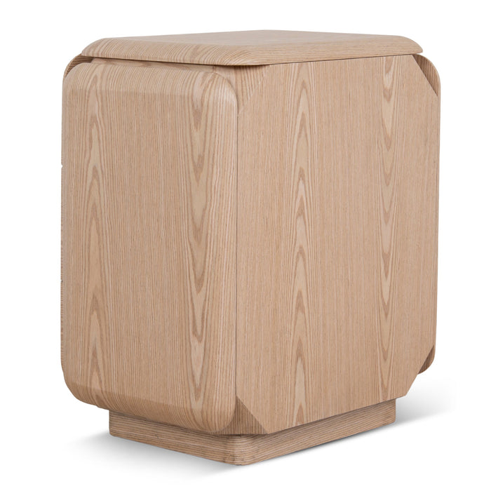 Sorella 51cm Bedside Table - Natural