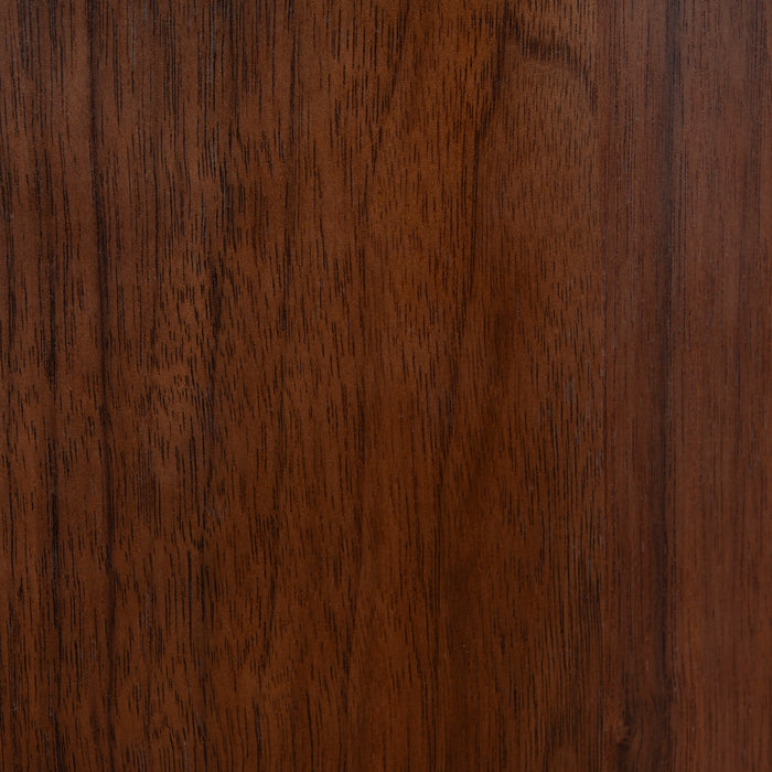 Cube Bedside Table - Walnut