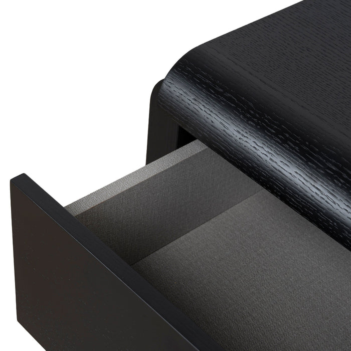 Aurelia Bedside Table - Full Black