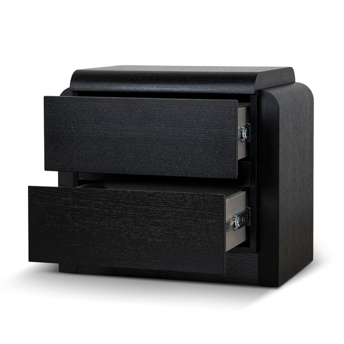 Aurelia Bedside Table - Full Black