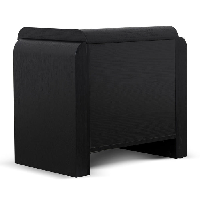 Aurelia Bedside Table - Full Black