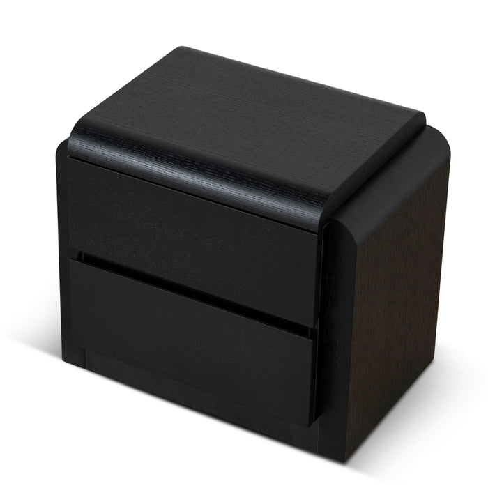Aurelia Bedside Table - Full Black