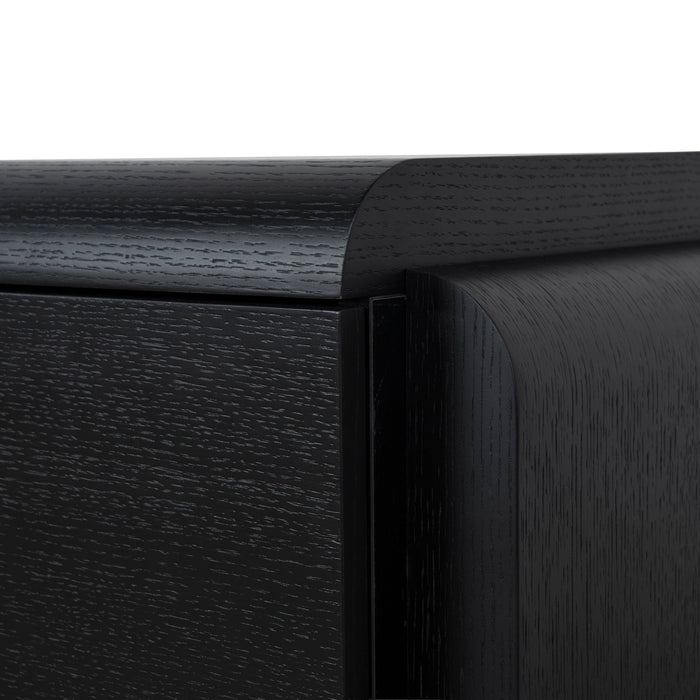 Aurelia Bedside Table - Full Black