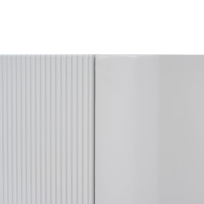 Nuvira Bedside Table - Warm Grey