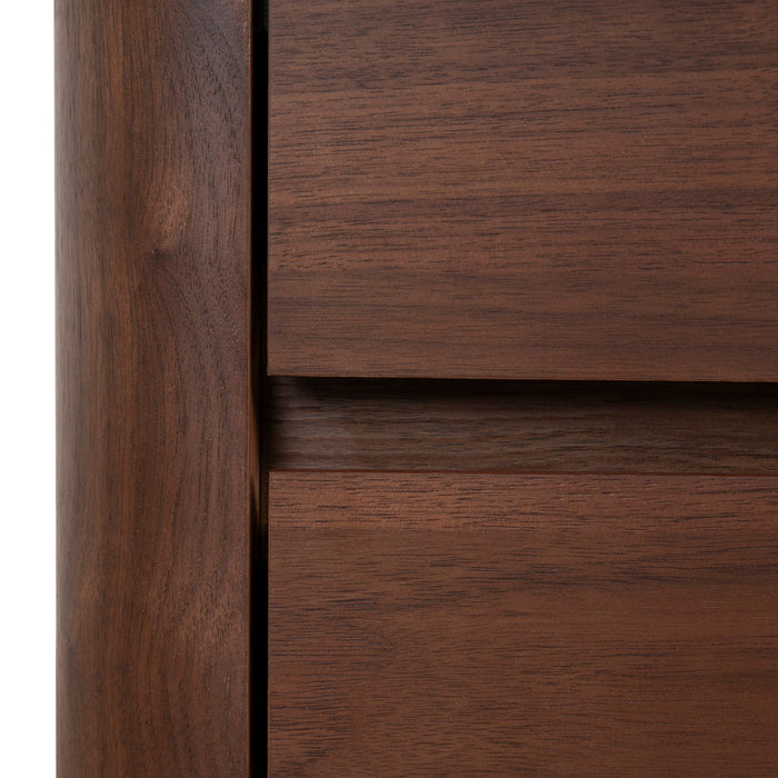 Rilano Bedside Table - Walnut
