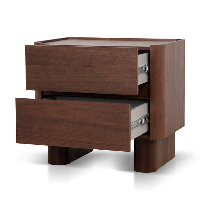 Rilano Bedside Table - Walnut